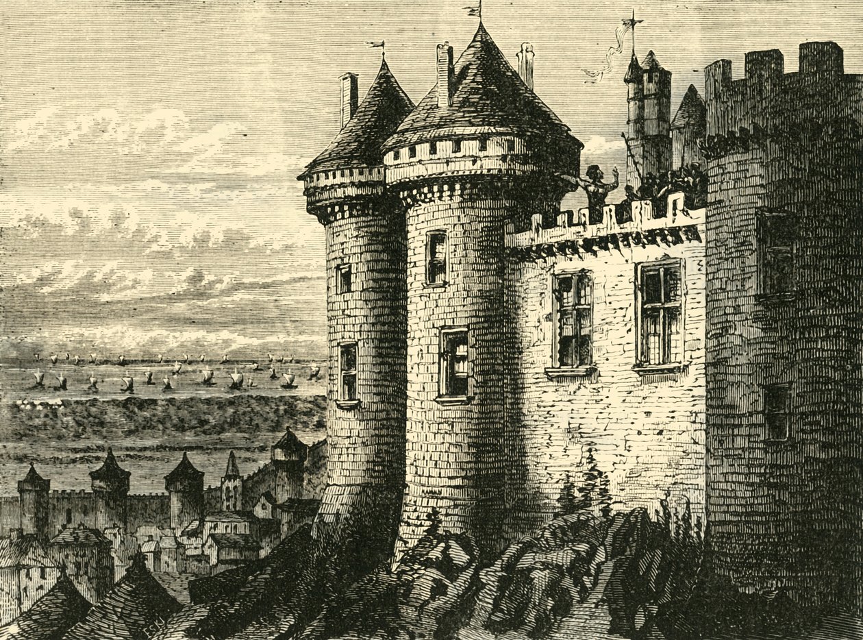 Zamek Hennebon, 1890. autorstwa Unbekannt