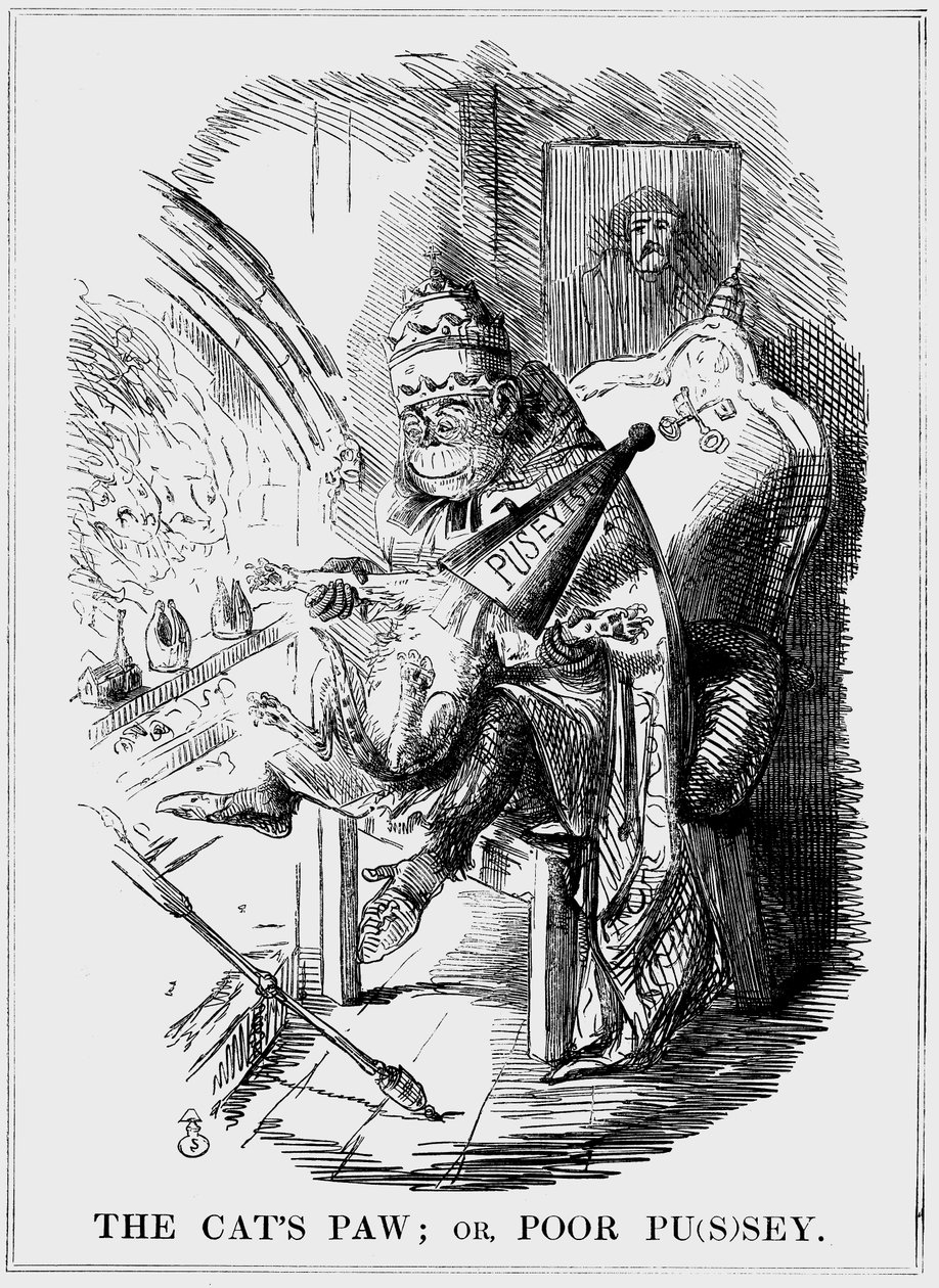 Łapa kota, czyli Biedna Pussey, 1850 autorstwa Unbekannt