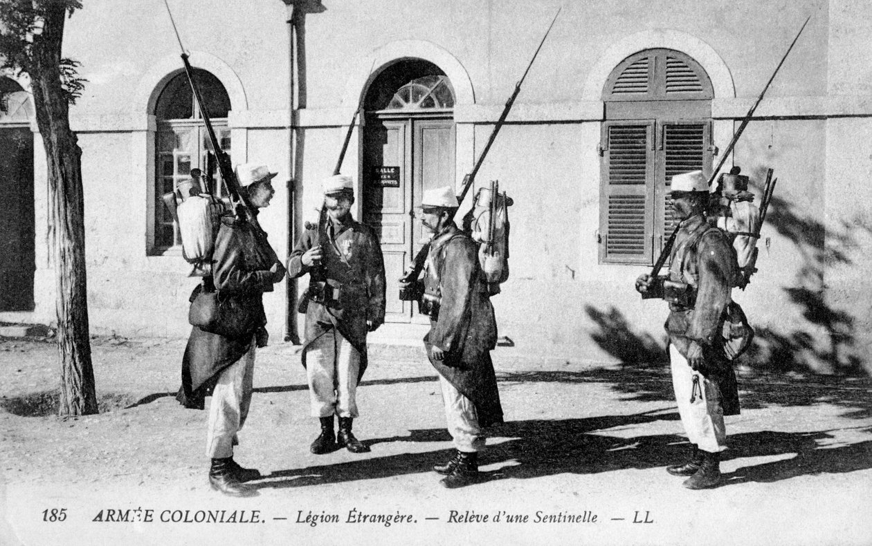 Zmiana warty, Francuska Legia Cudzoziemska, c1910 autorstwa Unbekannt