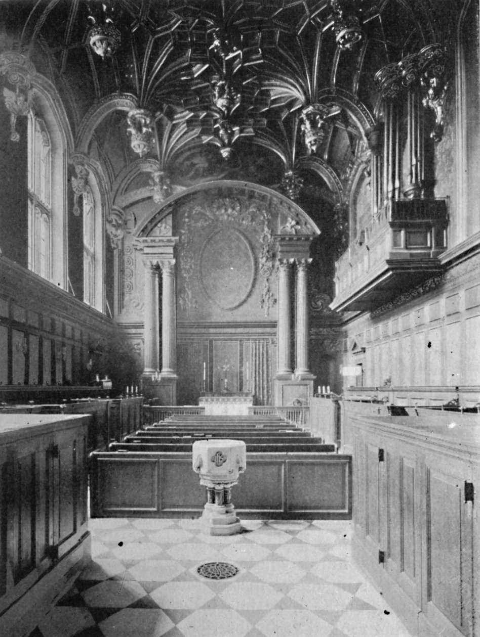 Kaplica, Pałac Hampton Court, 1903 autorstwa Unbekannt