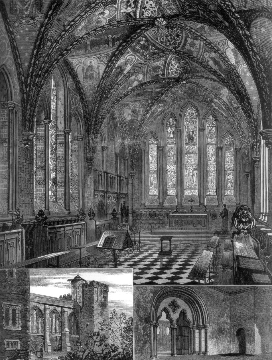Kaplica Pałacu Lambeth, Londyn, 1887 autorstwa Unbekannt