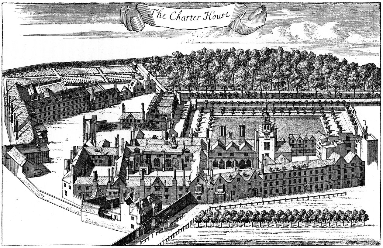 Szpital Charter House, Londyn, 1775, 1893 autorstwa Unbekannt