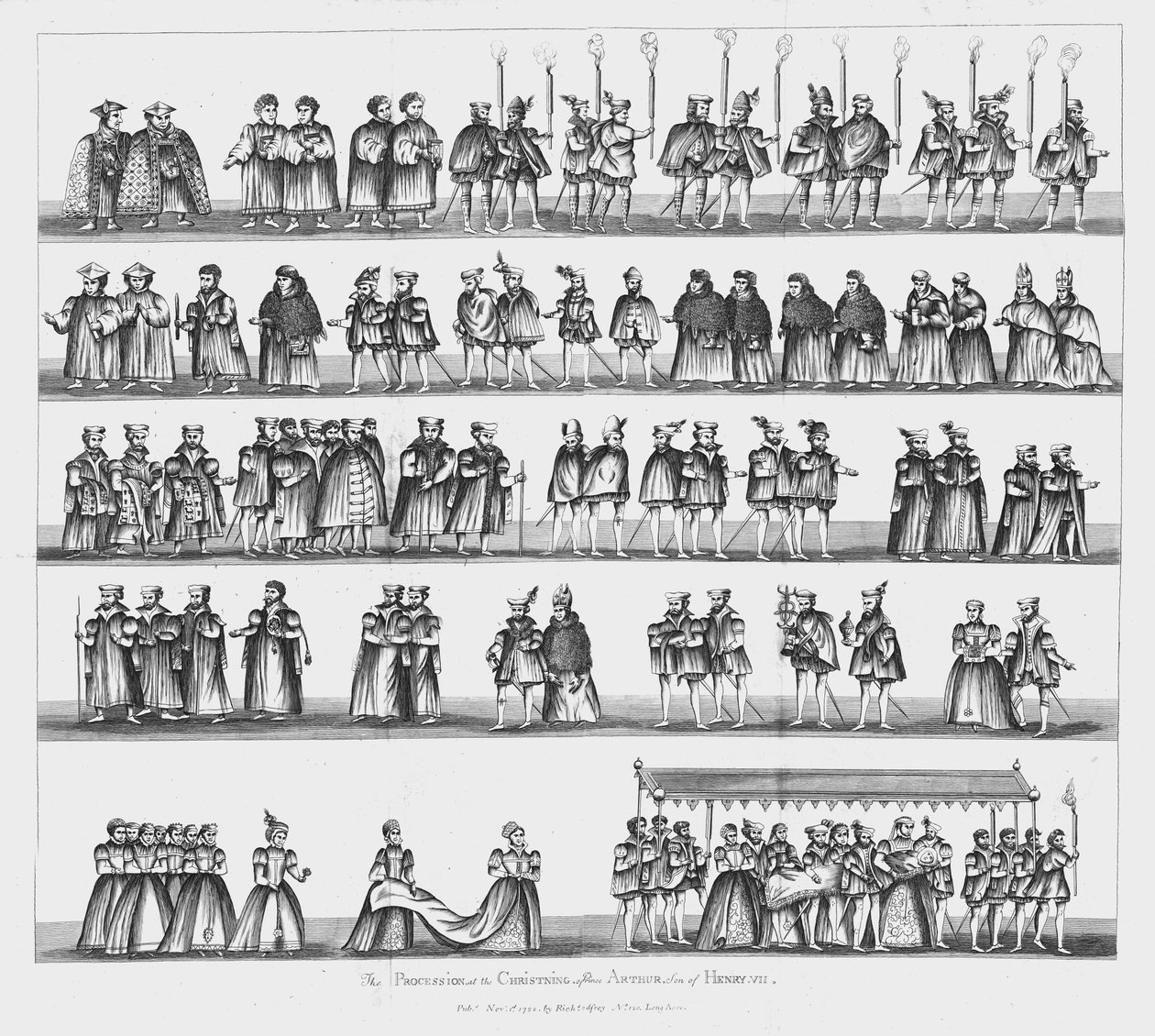 Chrzest księcia Artura, 24 września 1486, 1782 autorstwa Unbekannt