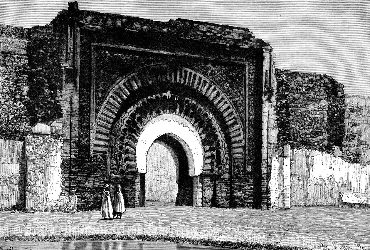 Brama Chrześcijan, Maroko, 1895 autorstwa Unbekannt
