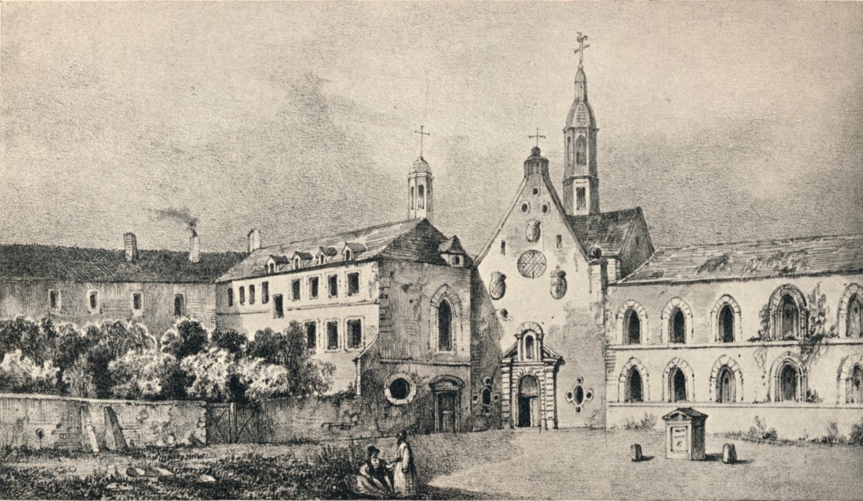 Kościół i Klasztor Małych Augustynów, 1915 autorstwa Unbekannt