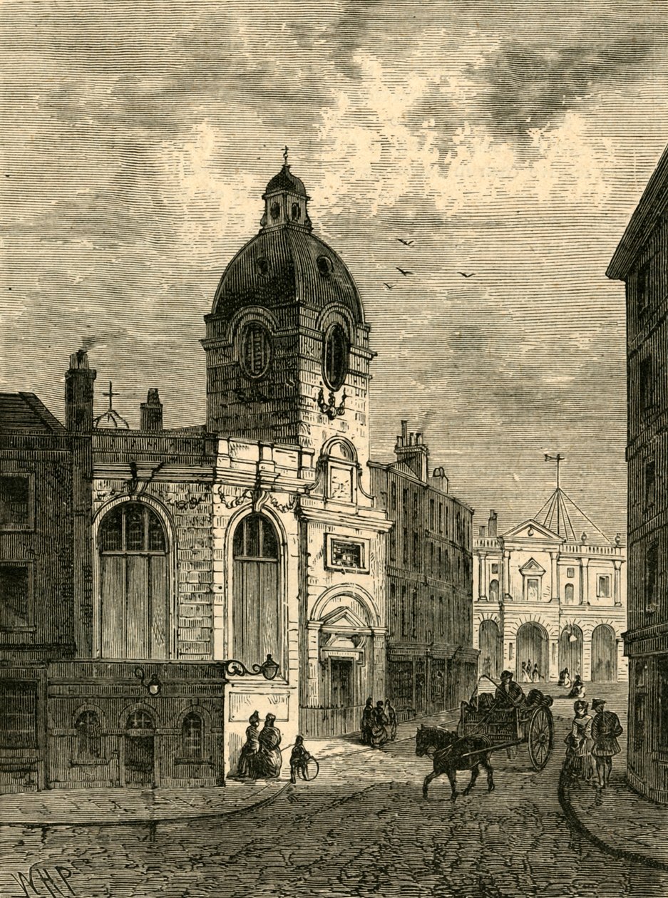 Kościół św. Beneta Finka ze starego widoku, 1897 r. autorstwa Unbekannt
