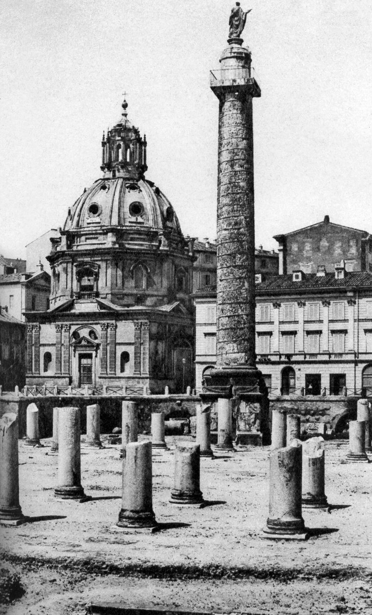 Kościół Najświętszego Imienia Maryi na Forum Trajana, Rzym, Włochy, ok. 1930 r. autorstwa Unbekannt