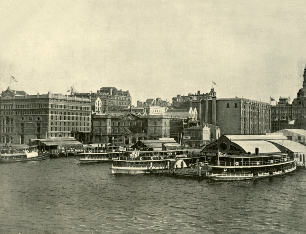 Okrągłe nabrzeże, Sydney, 1901. autorstwa Unbekannt