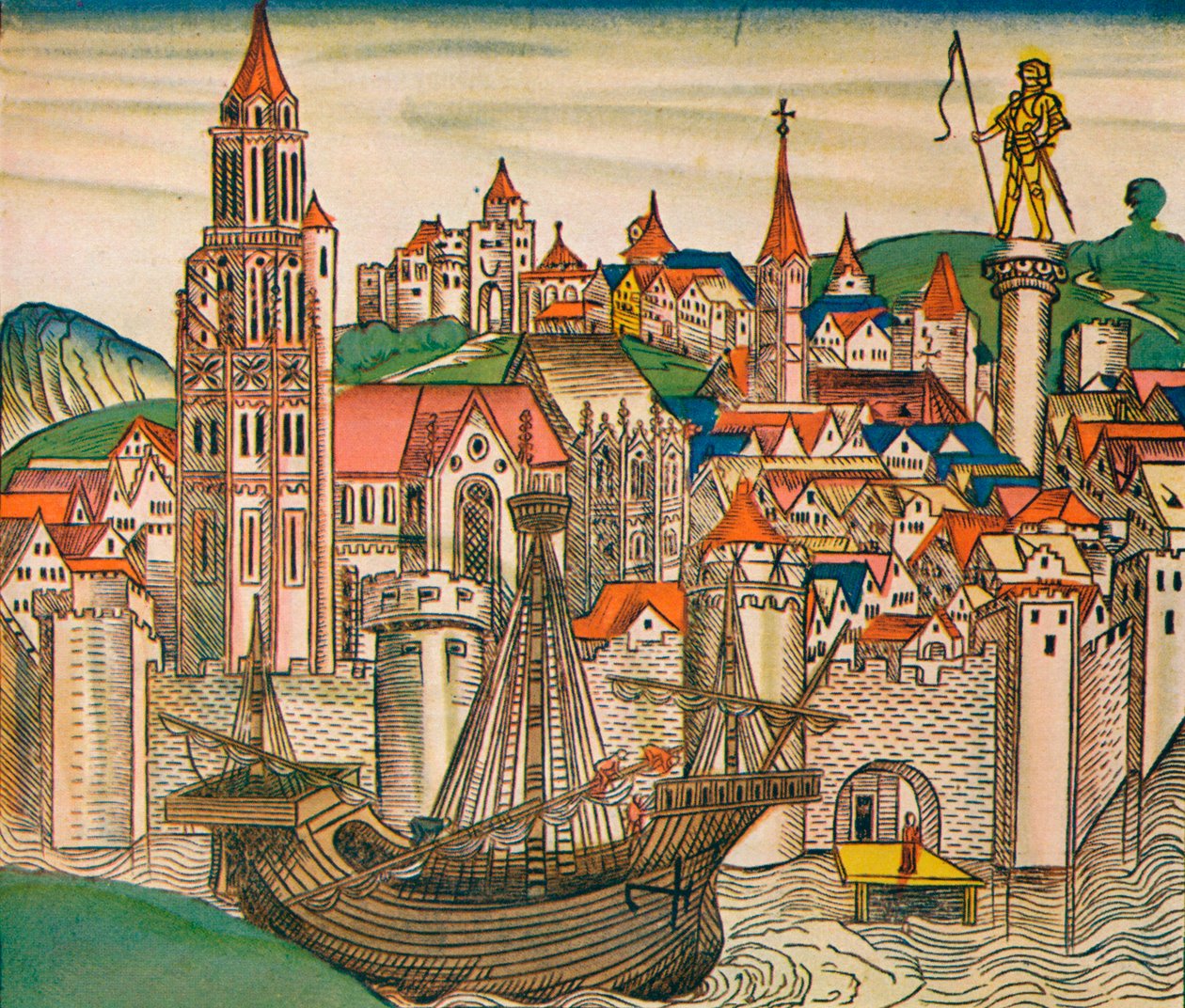 Miasto Treviso z karakiem, 1493 autorstwa Unbekannt