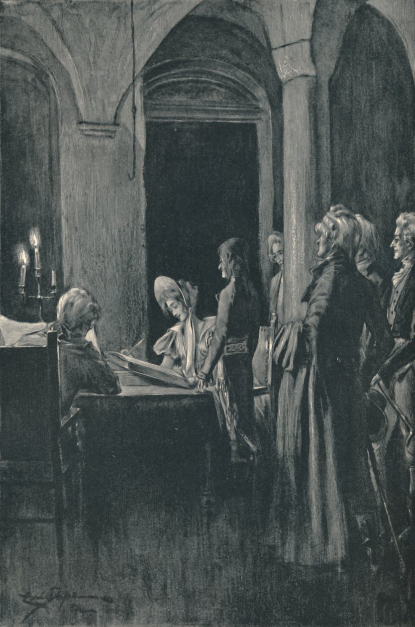 Ślub cywilny Napoleona i Józefiny, 9 marca 1796, 1896. autorstwa Unbekannt