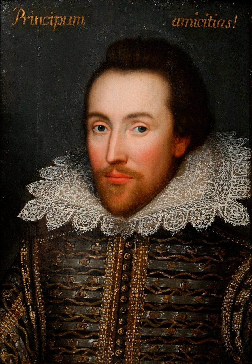 Portret Cobbe Williama Szekspira 1564-1616, c1610. autorstwa Unbekannt
