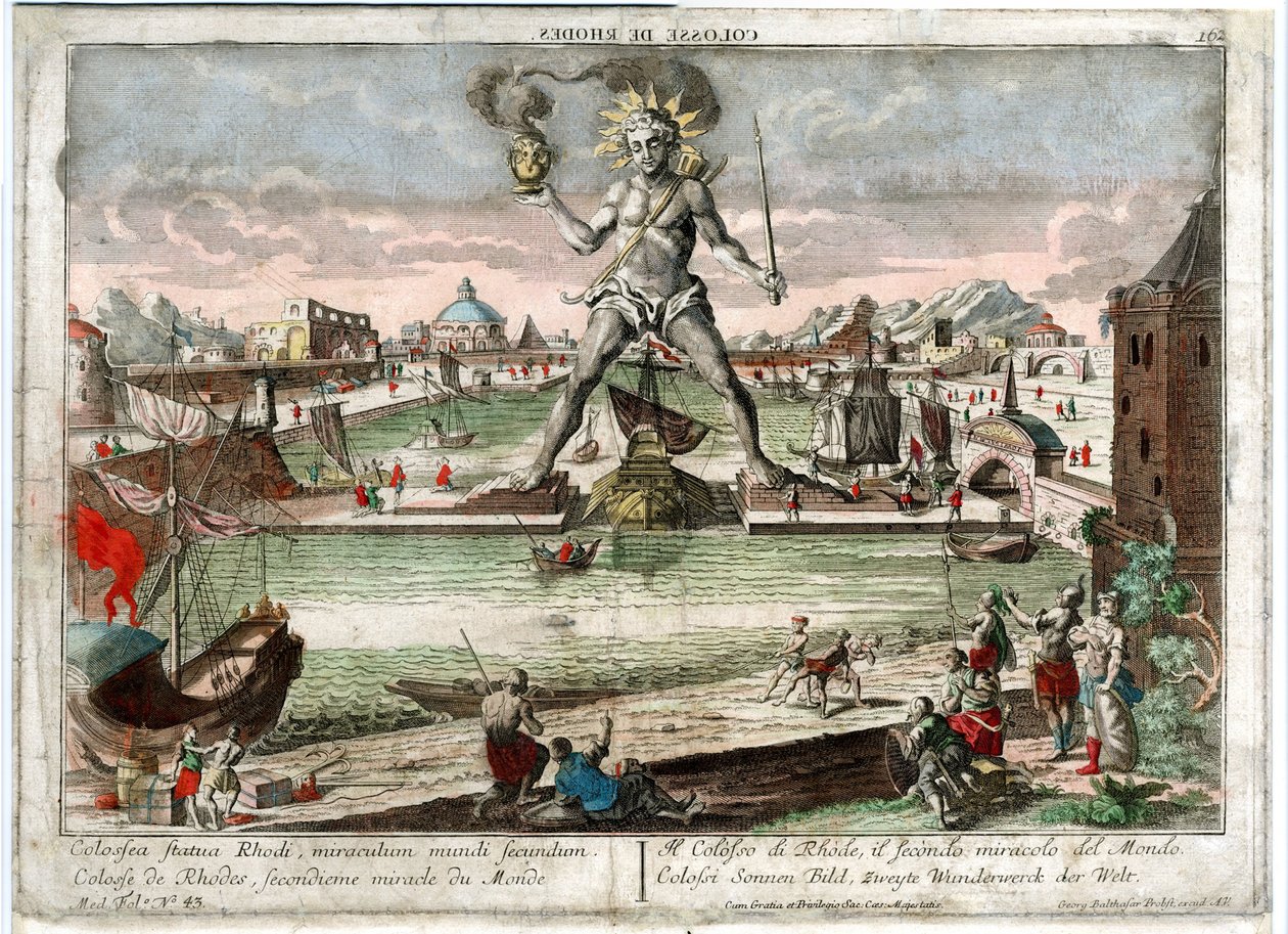 Kolos z Rodos, 1760 autorstwa Unbekannt