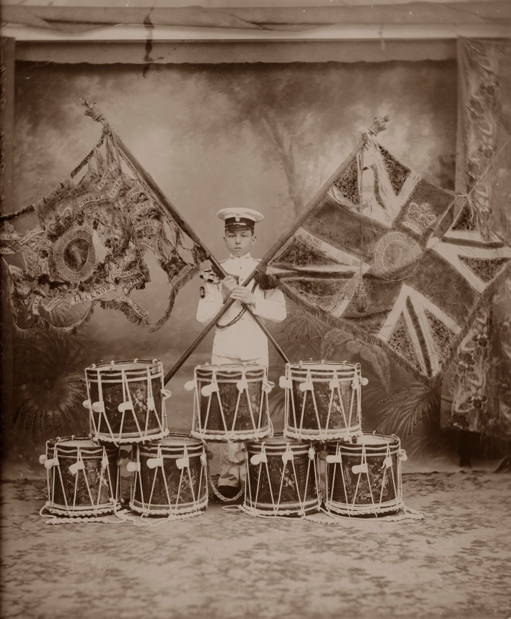 Kolory 1. Królewskiego Pułku Fizylierów Munsterskich, Rangun, Birma, 1913 autorstwa Unbekannt