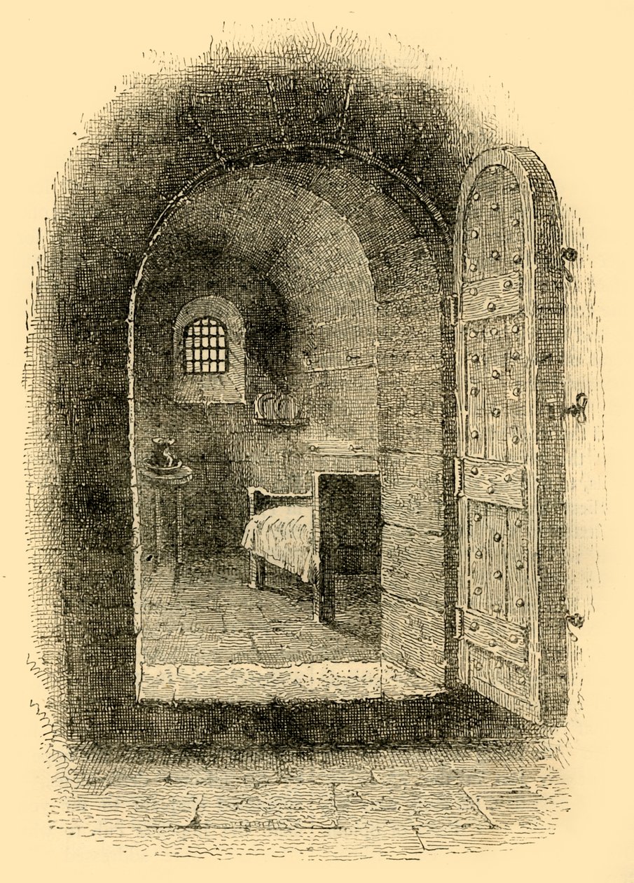 Skazana Cela w Newgate, ok. 1872 r. autorstwa Unbekannt