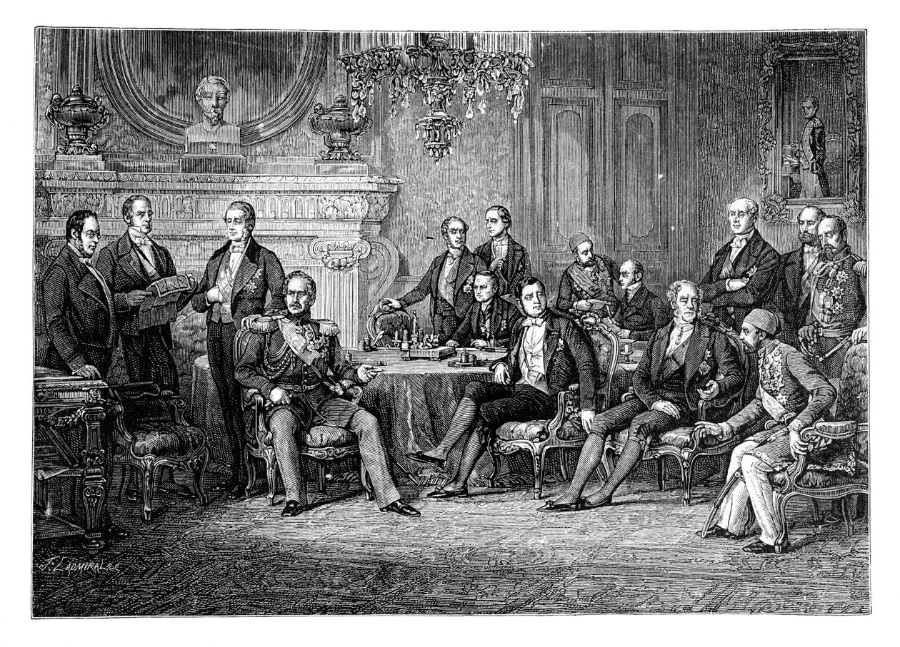 Konferencja Paryska, 1856, 1888 autorstwa Unbekannt