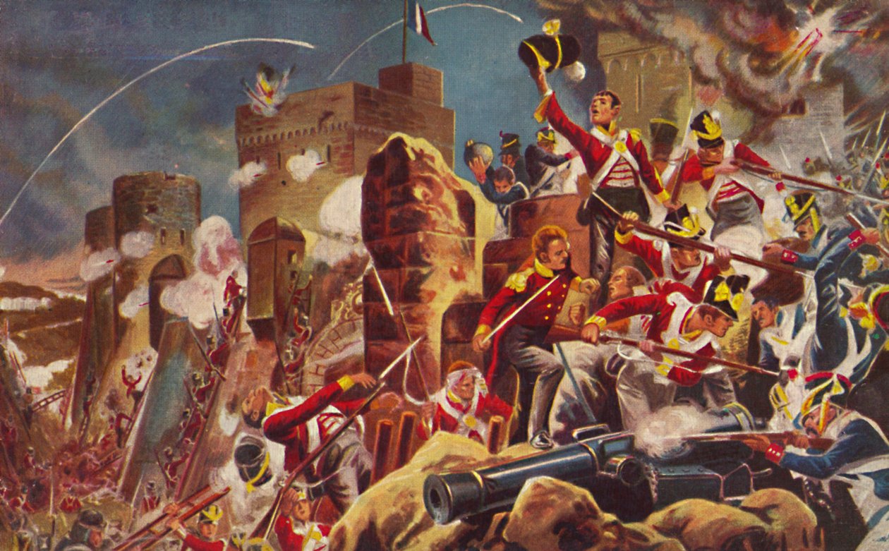 Strażnicy Connaught. Zdobycie Cytadeli w Badajoz, 1812, 1939 autorstwa Unbekannt