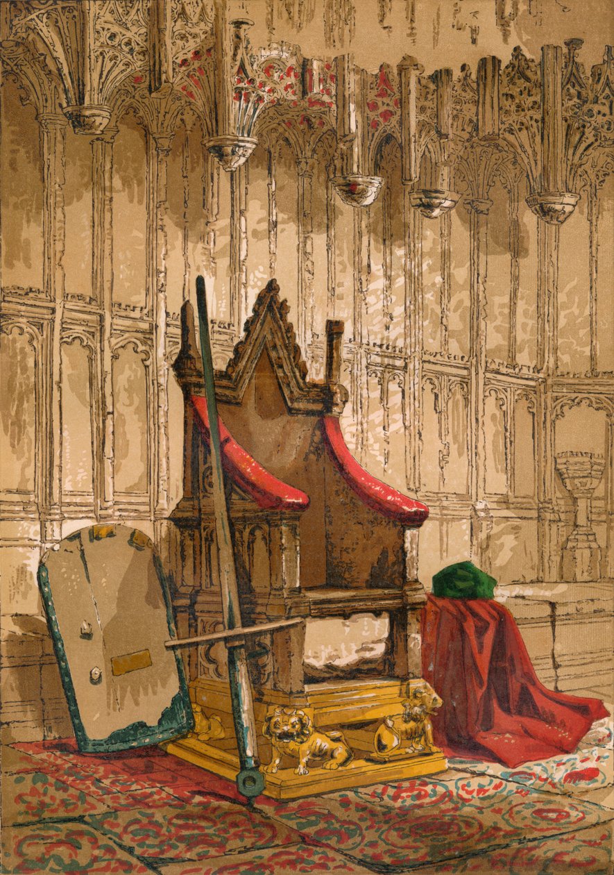 Krzesło koronacyjne, c1845, 1864 autorstwa Unbekannt