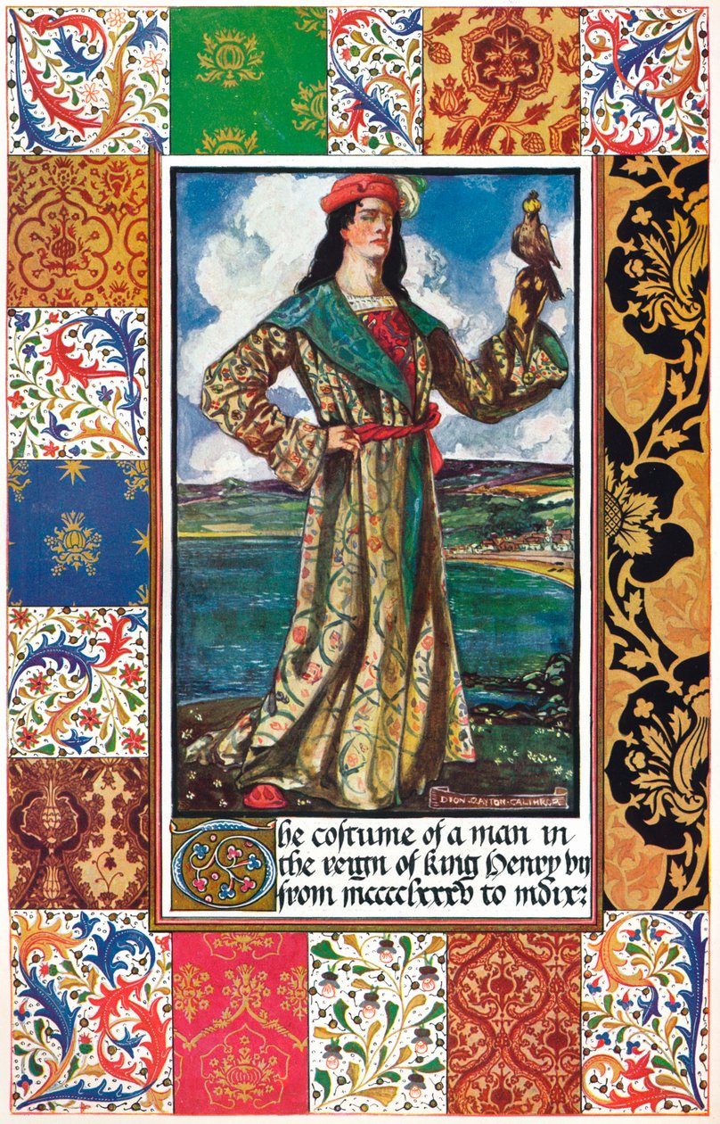 Strój mężczyzny za panowania króla Henryka VII, XV w., 1904 r. autorstwa Unbekannt