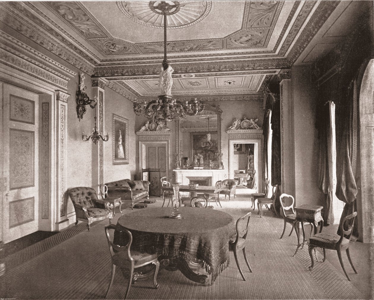 Izba Rady, Osborne House, East Cowes, Isle of Wight, 1894. autorstwa Unbekannt