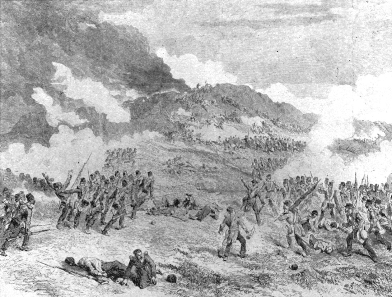 Wojna krymska, 1854-56: Zdobycie Sewastopola: szturm na Redan, 8 września 1855, 1901. autorstwa Unbekannt