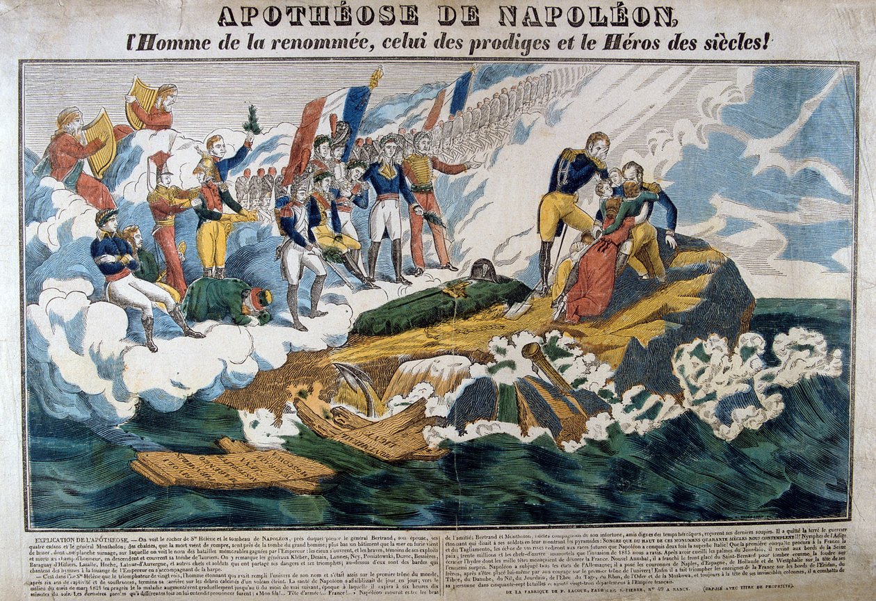 Ukoronowanie chwały Napoleona, XIX w. autorstwa Unbekannt