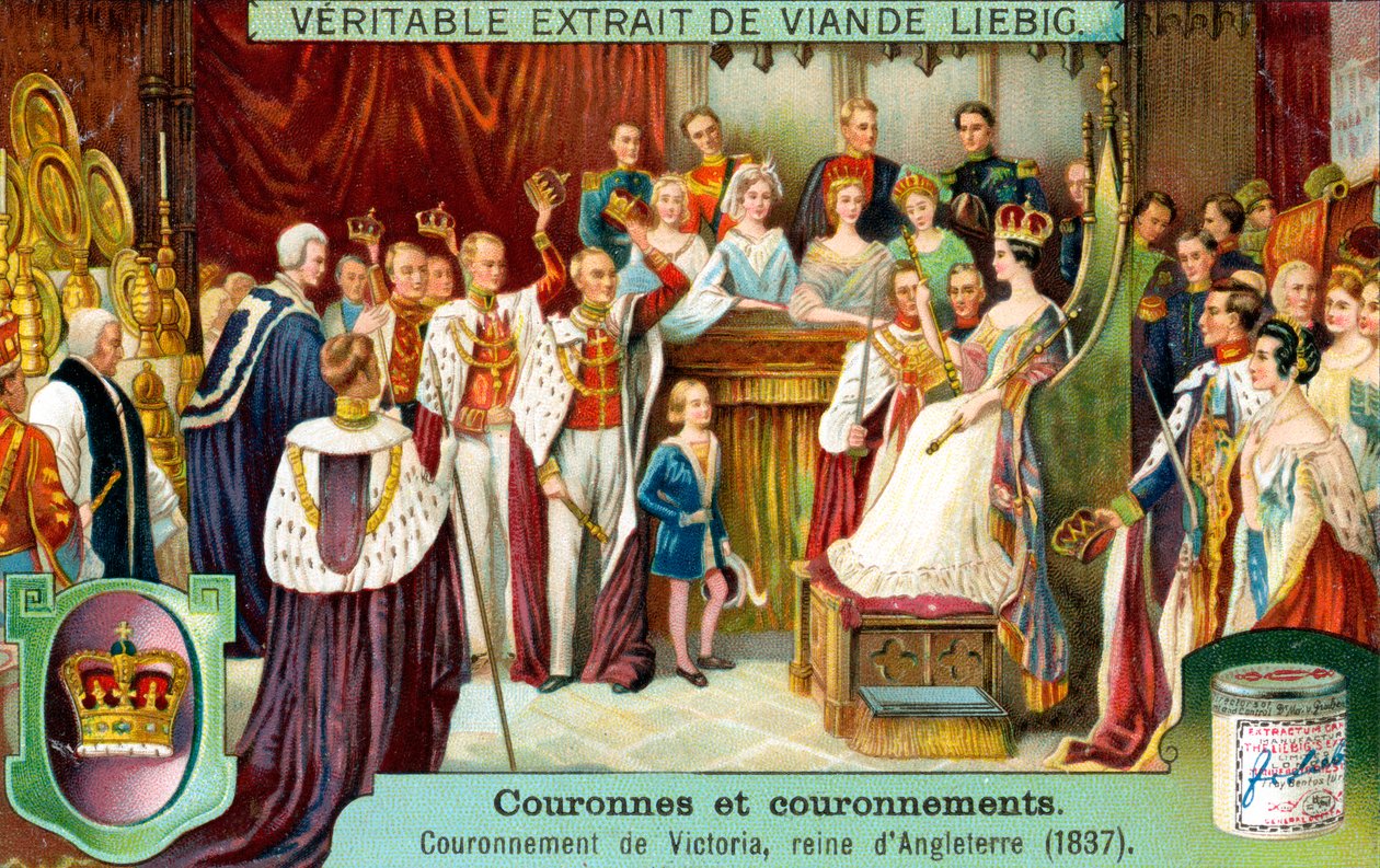 Koronacja Wiktorii, królowej Anglii w 1837 r., ok. 1900 r autorstwa Unbekannt