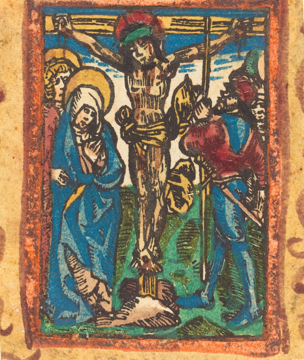 Ukrzyżowanie, c. 14901500. autorstwa Unbekannt