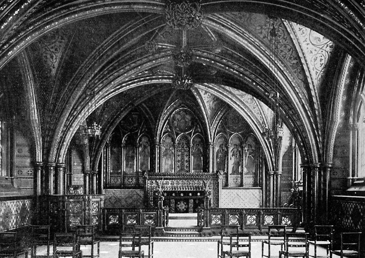 Kaplica krypty, Westminster, ok. 1920 autorstwa Unbekannt