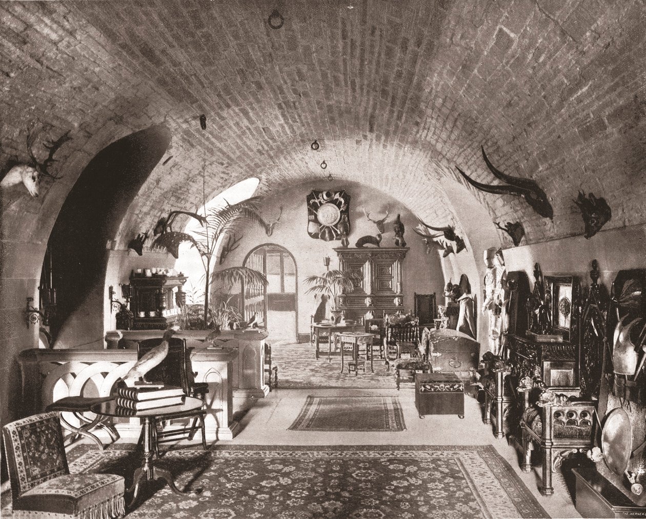 Krypta, zamek Glamis, Forfar, Szkocja, 1894. autorstwa Unbekannt
