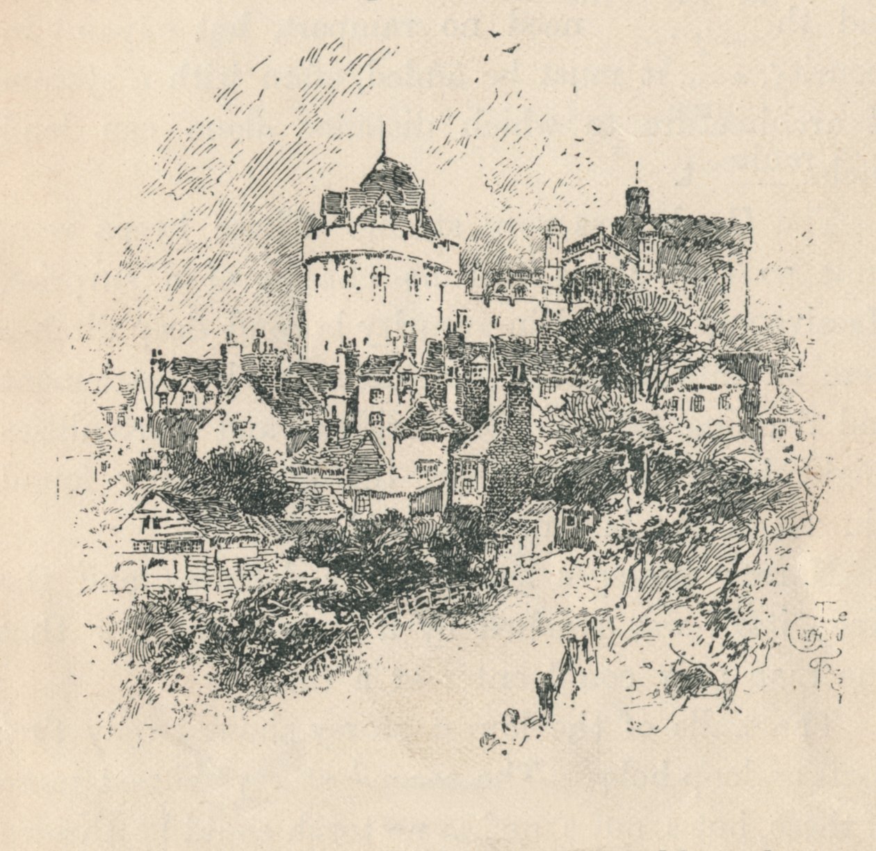 Wieża godzinowa, 1895 autorstwa Unbekannt