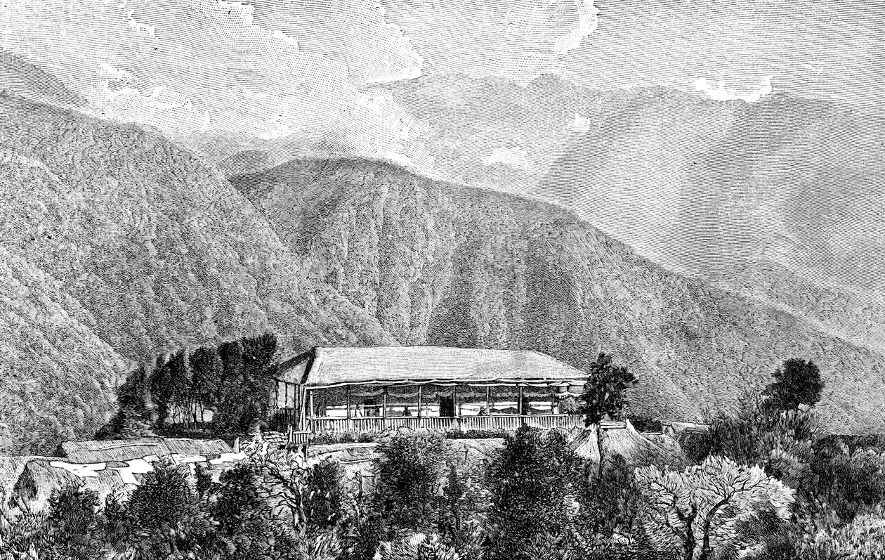 Hacjenda Cussillani, Yungas, Boliwia, 1895 r. autorstwa Unbekannt