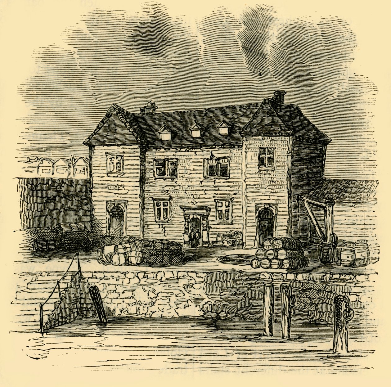 Urząd Celny - Czasy Elżbiety, ok. 1872 r. autorstwa Unbekannt