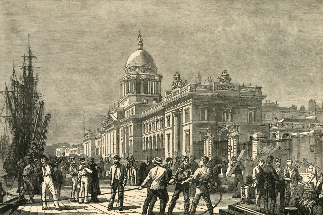 Urząd Celny, Dublin, 1898. autorstwa Unbekannt