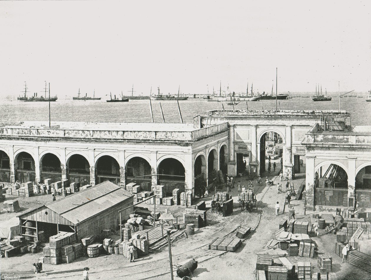 Urząd Celny, Veracruz, Meksyk, 1895. autorstwa Unbekannt