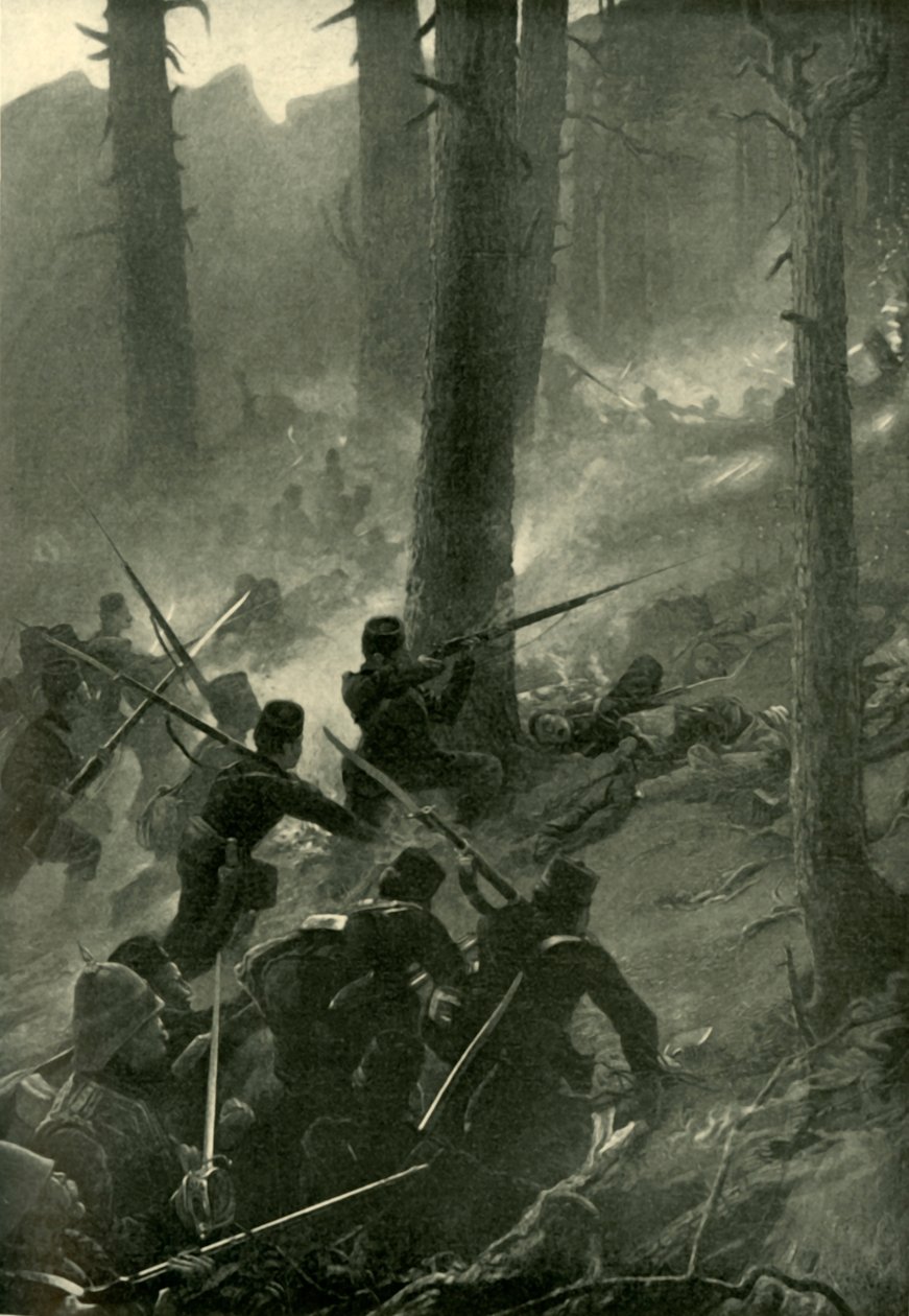 Odważny atak na Spingawi Khotal, 2 grudnia 1878, 1901. autorstwa Unbekannt