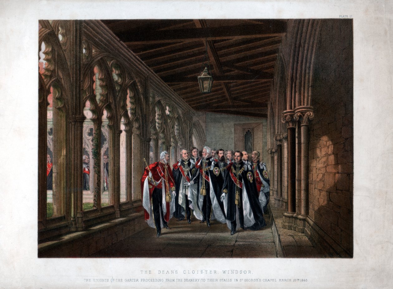 Klasztor Dziekanów, Windsor, 10 marca 1863 r. autorstwa Unbekannt