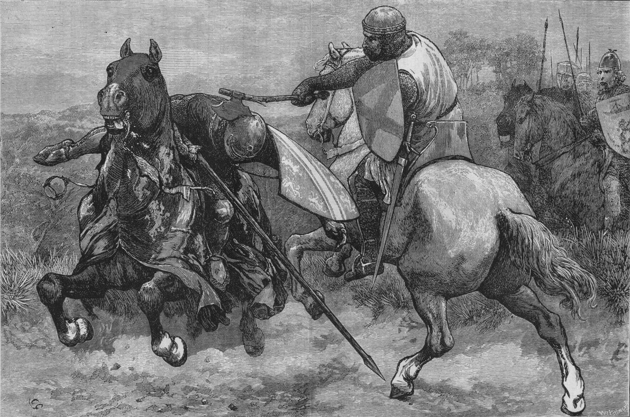 Śmierć Bohuna, 16 marca 1322, ok. 1880 autorstwa Unbekannt
