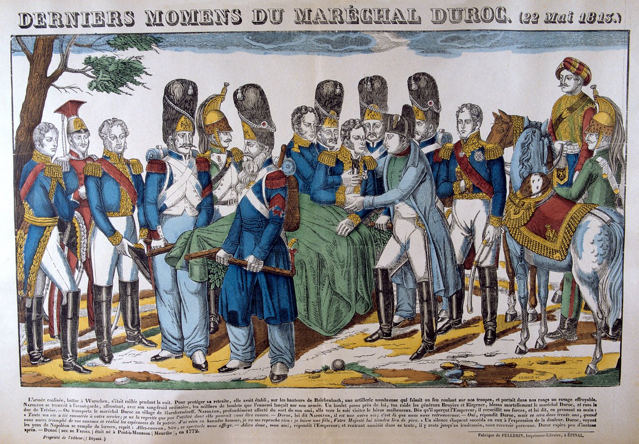 Śmierć marszałka Duroc, 22 maja 1813, XIX w. autorstwa Unbekannt