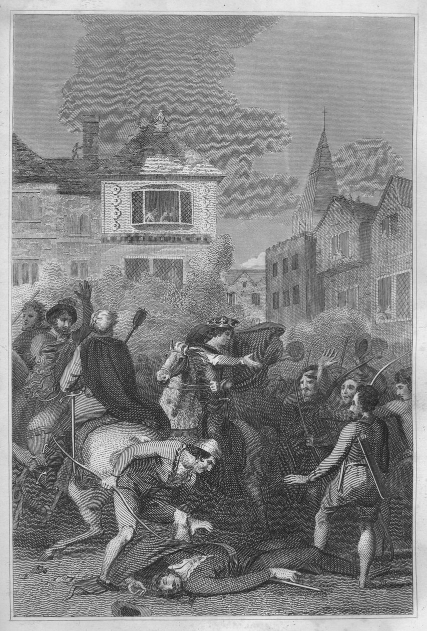 Śmierć Wata Tylera, 1838 autorstwa Unbekannt