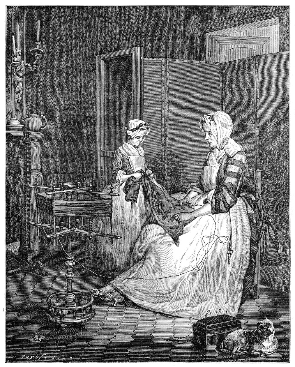 Matka pracowita, 1740, 1885 autorstwa Unbekannt