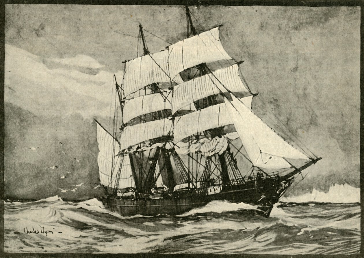 Odkrycie pod pełnymi żaglami, 1901. autorstwa Unbekannt