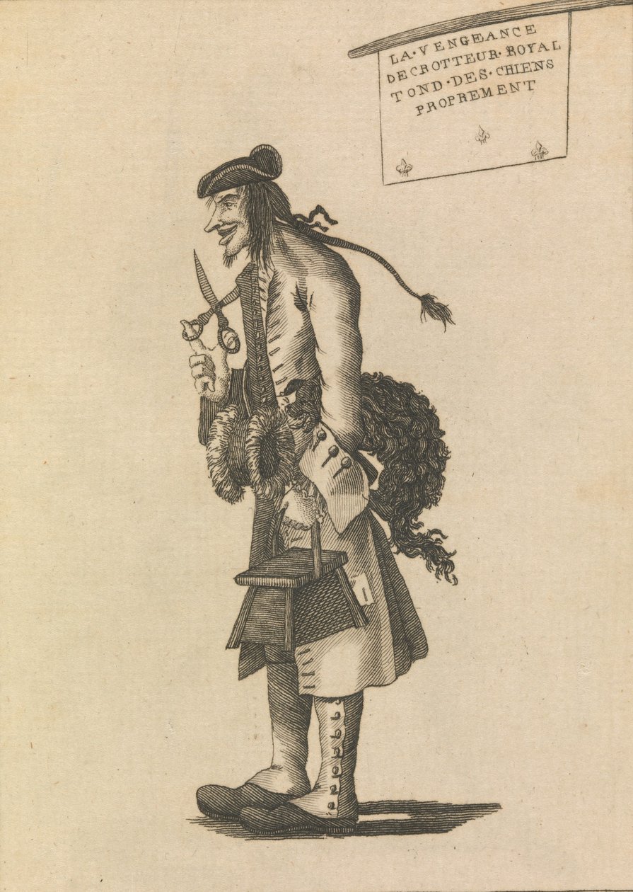 Psi fryzjer, 25 kwietnia 1771. autorstwa Unbekannt