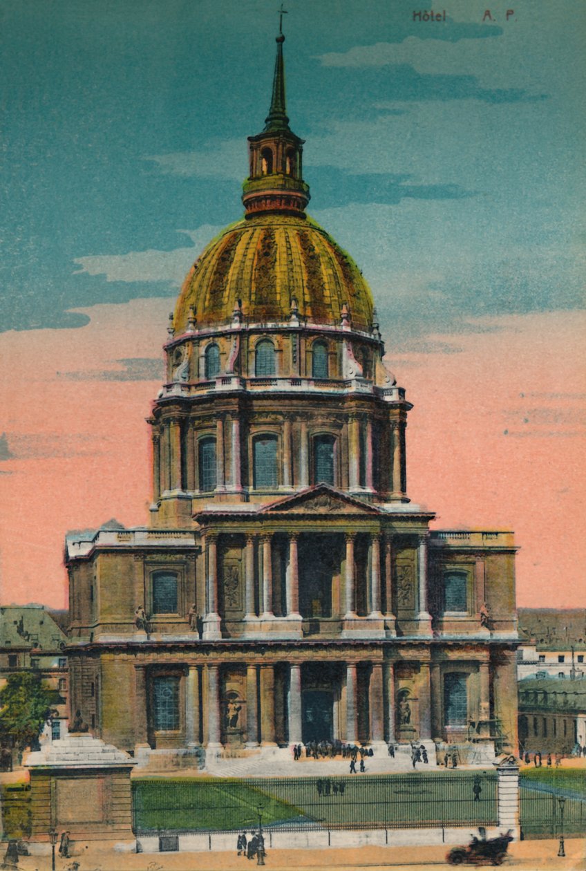 Kopuła Les Invalides, Paryż, ok. 1920 autorstwa Unbekannt