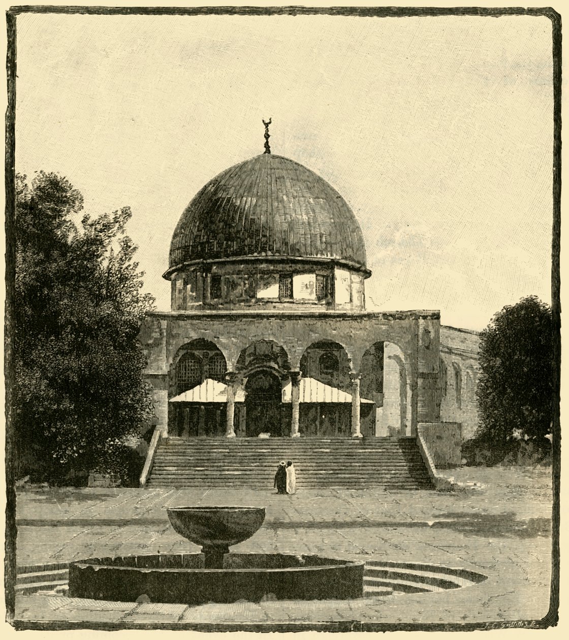 Kopuła na Skale, Jerozolima, 1890. autorstwa Unbekannt