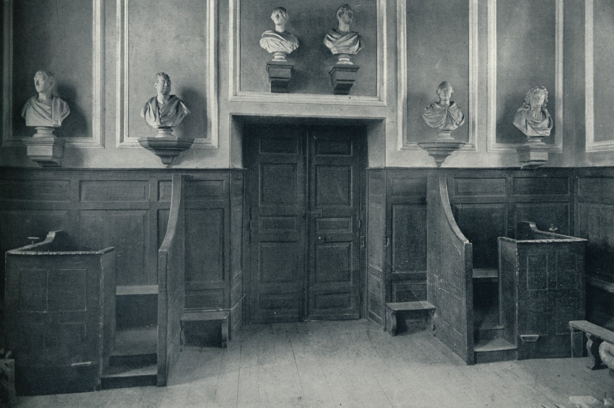 Drzwi od szkoły wyższej do schodów kaplicy, 1926 autorstwa Unbekannt