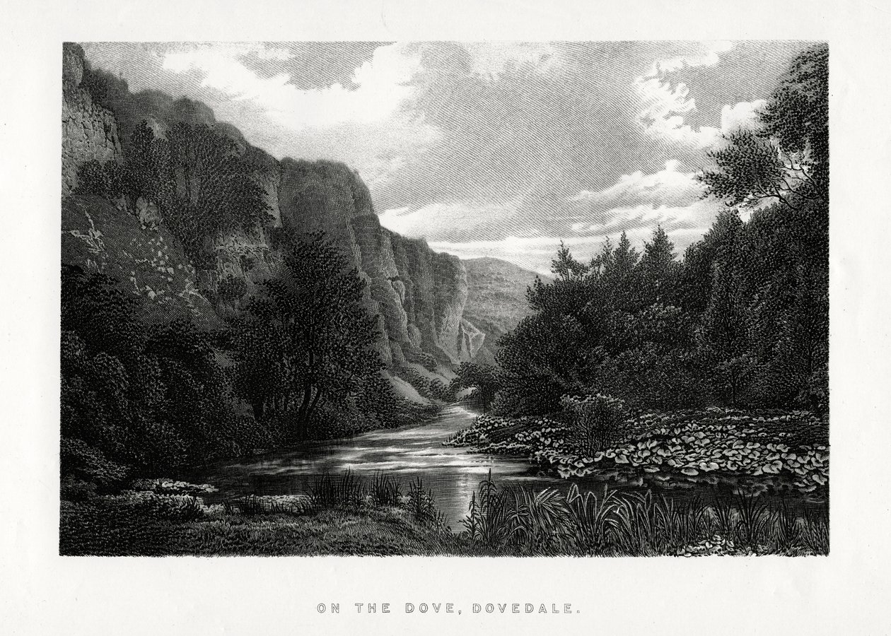 Gołąb, Dovedale, Derbyshire, 1896 r autorstwa Unbekannt