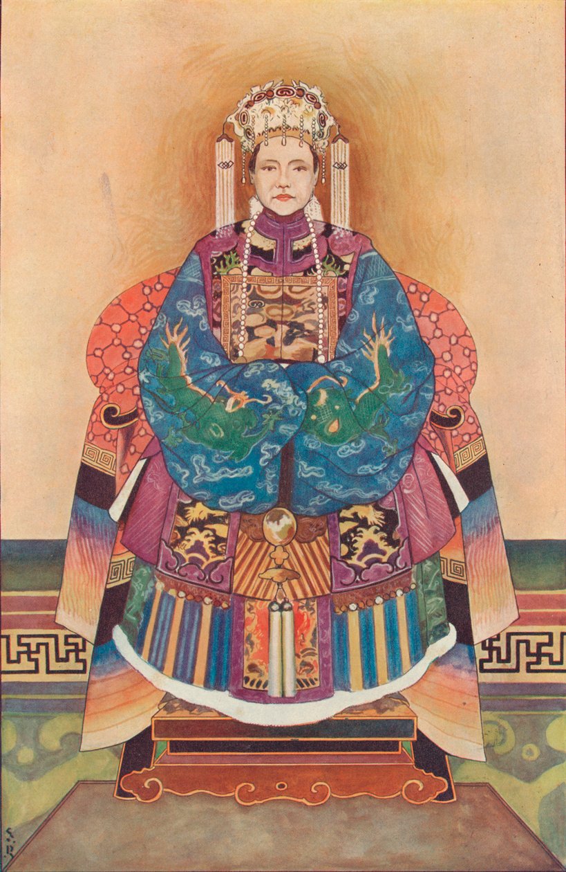 Cesarzowa Chin wdowa, 1908 autorstwa Unbekannt