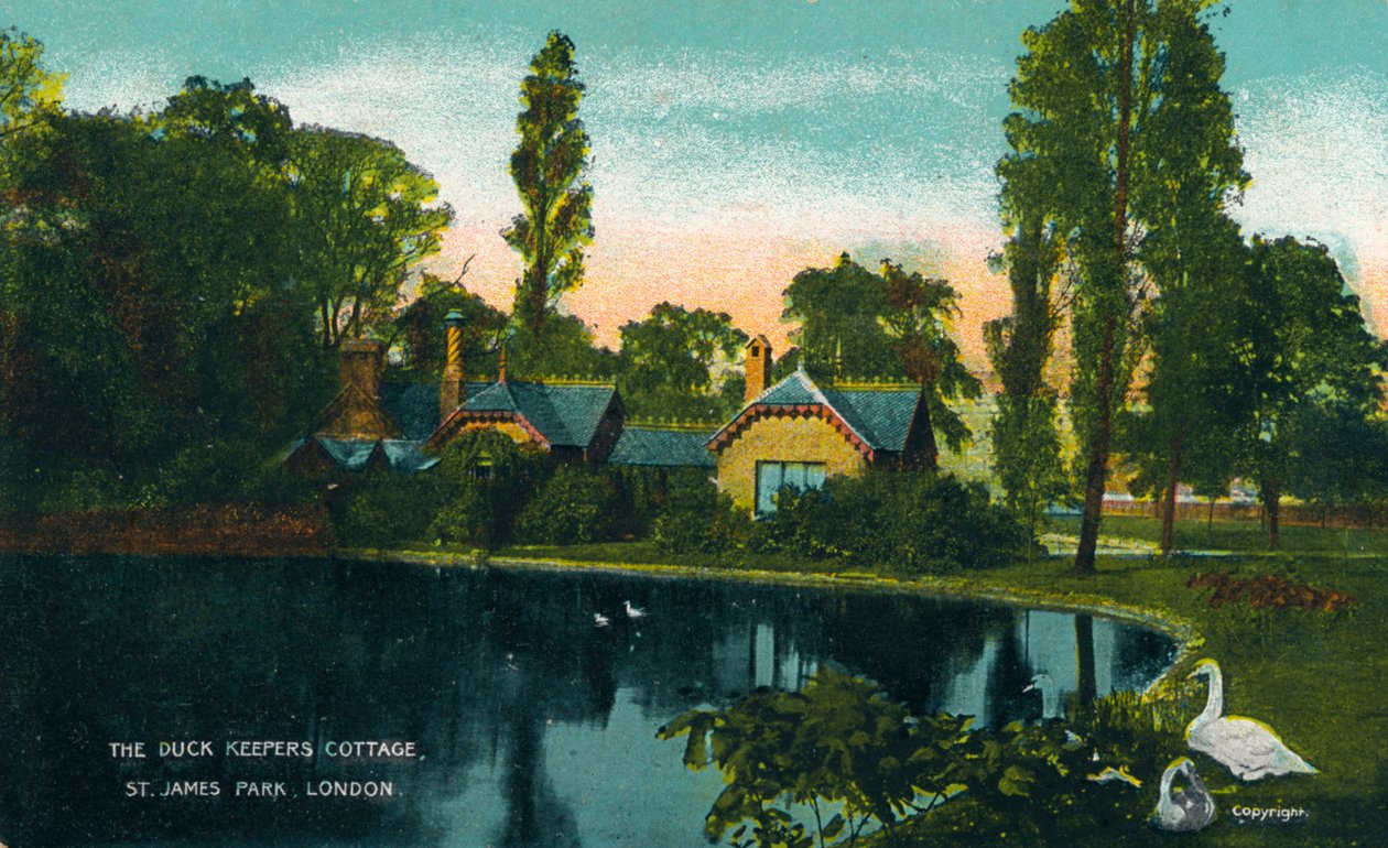 Domek Duck Keepers, St. James Park, Londyn, 1907 autorstwa Unbekannt