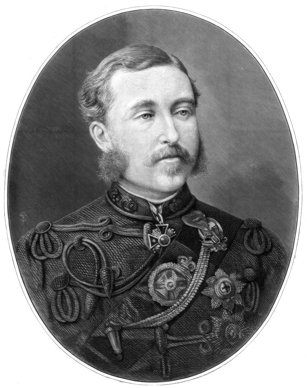 Książę Connaught, brytyjski żołnierz, 1875 autorstwa Unbekannt