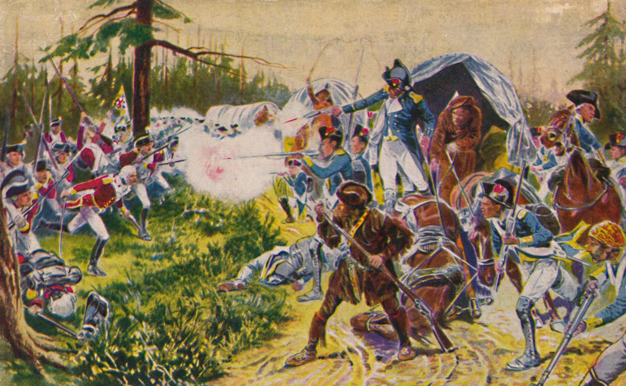 Lekka piechota księcia Kornwalii... pod Brandywine, 1777, 1939 autorstwa Unbekannt